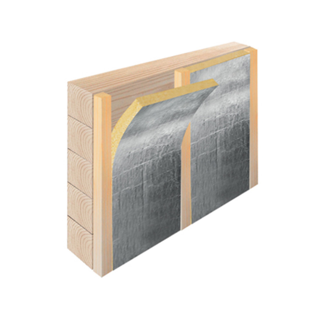 İstilik izolyasiya mineral yunu folqalı İSOVER İsover Sauna 50 mm 12500 ...